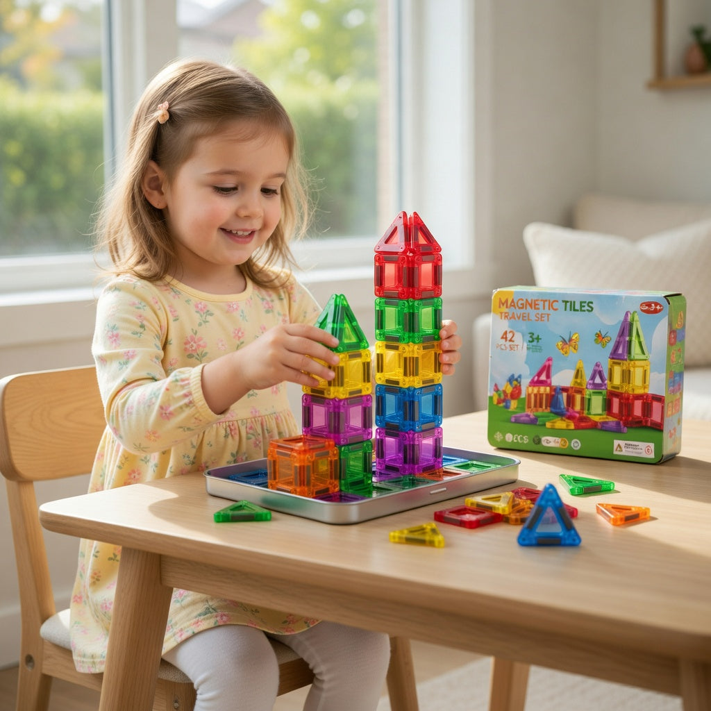 Quiet, creative play on the go